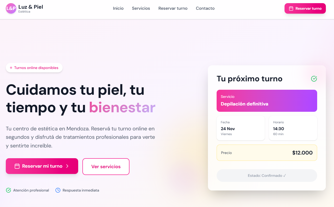 Sistema de Reserva de Turnos